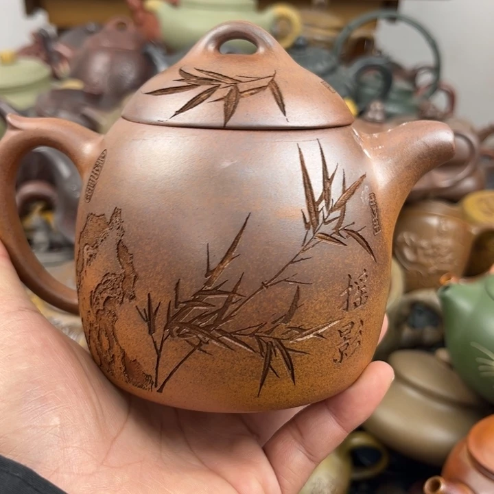 茶壶紫砂紫砂炸口