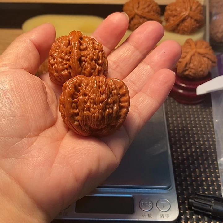 周***零文玩核桃吊坠核桃