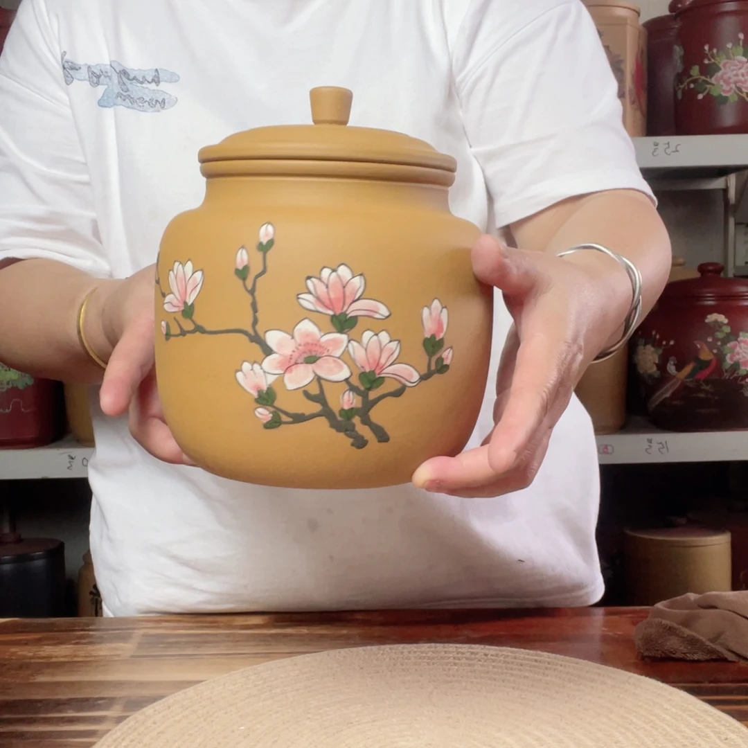 紫砂茶叶罐今天晚上