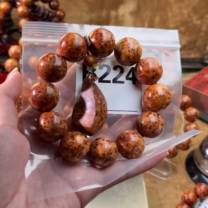 柏木（崖柏）手串/手链2.0金刚骨料