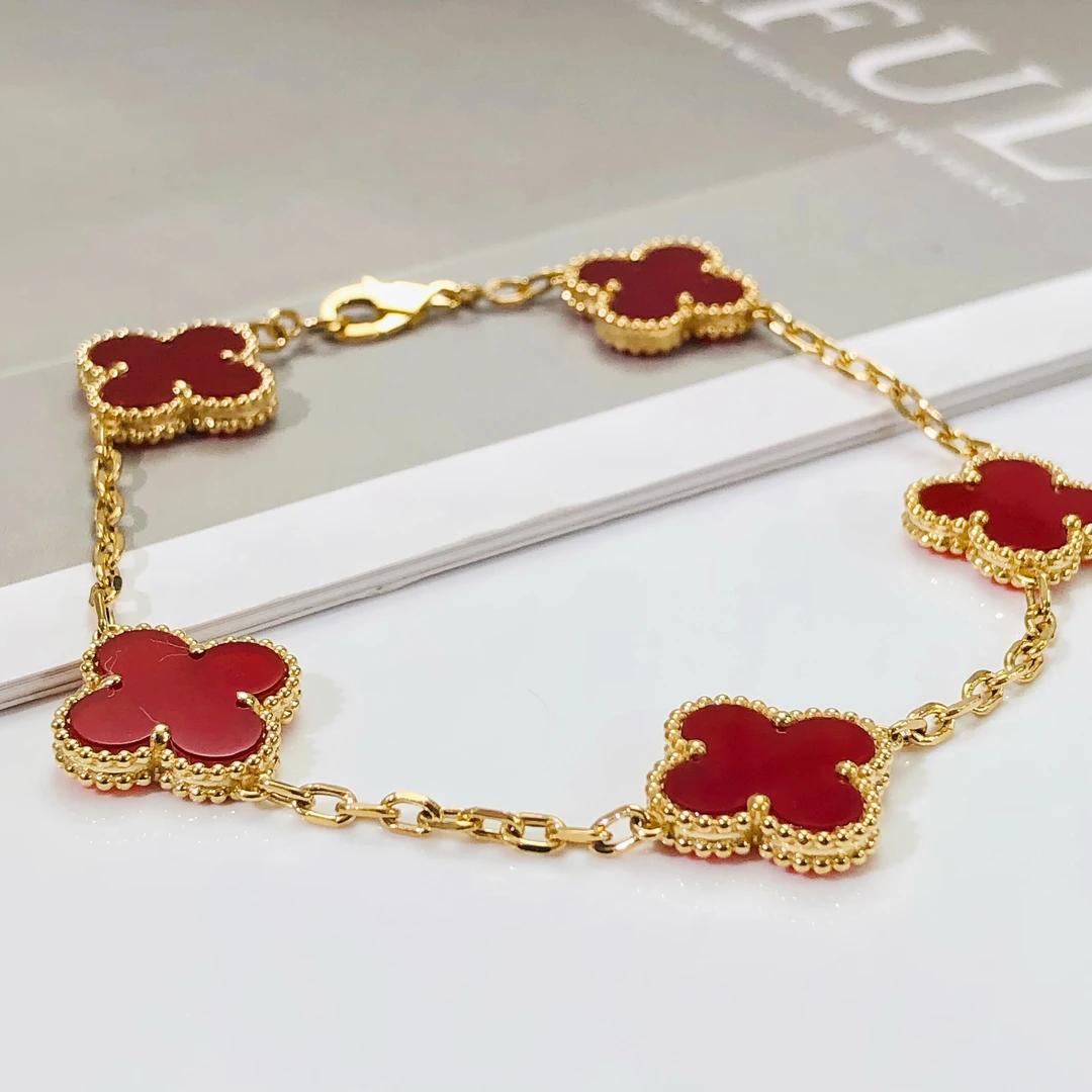 【高版】18K黄红玛瑙手链