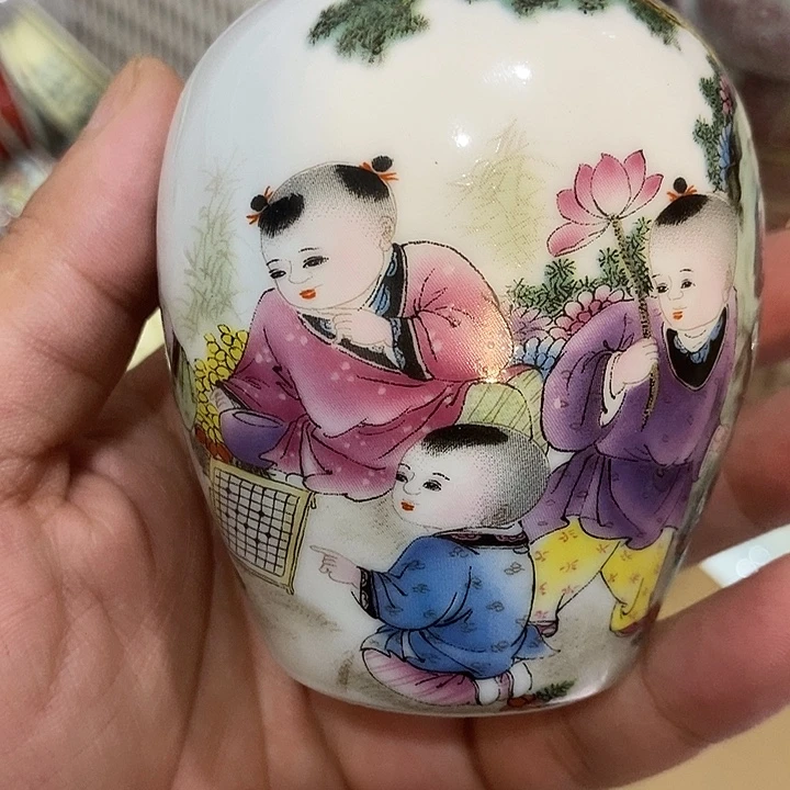 摆件景德镇陶瓷主人杯12345