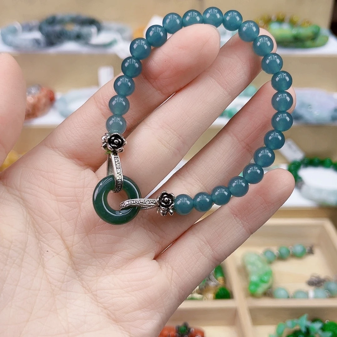 翡翠未镶嵌手链手链