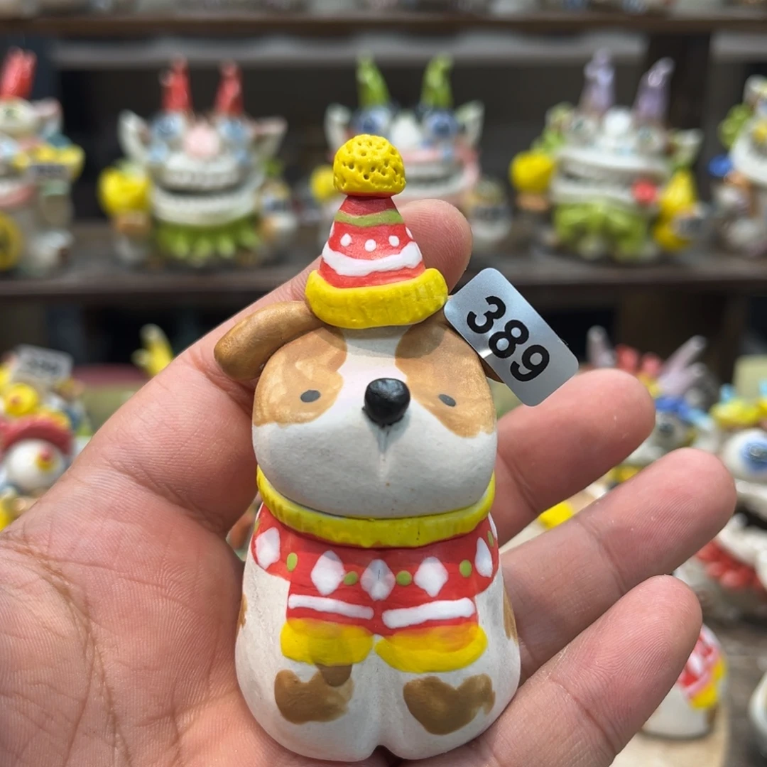 摆件纯手工抽象陶瓷摆件389