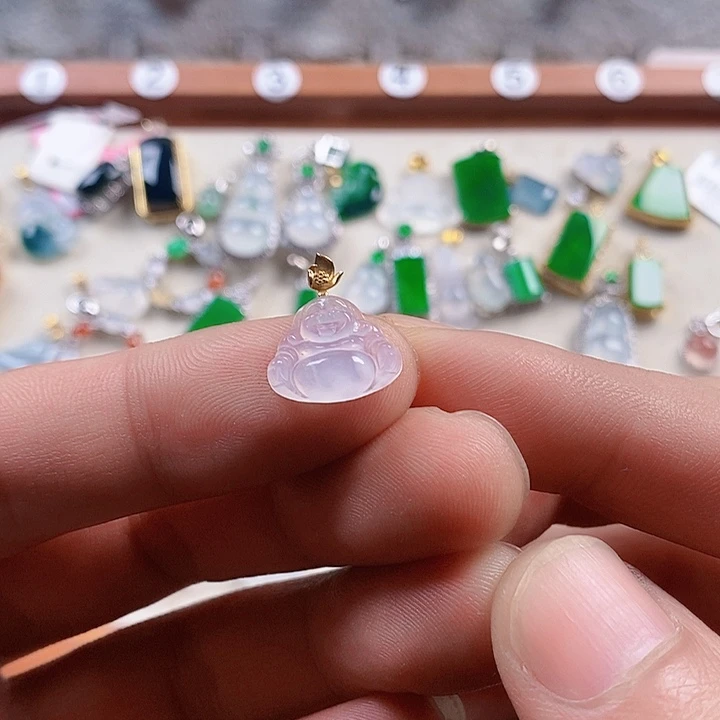 翡翠银S925镶嵌颈饰