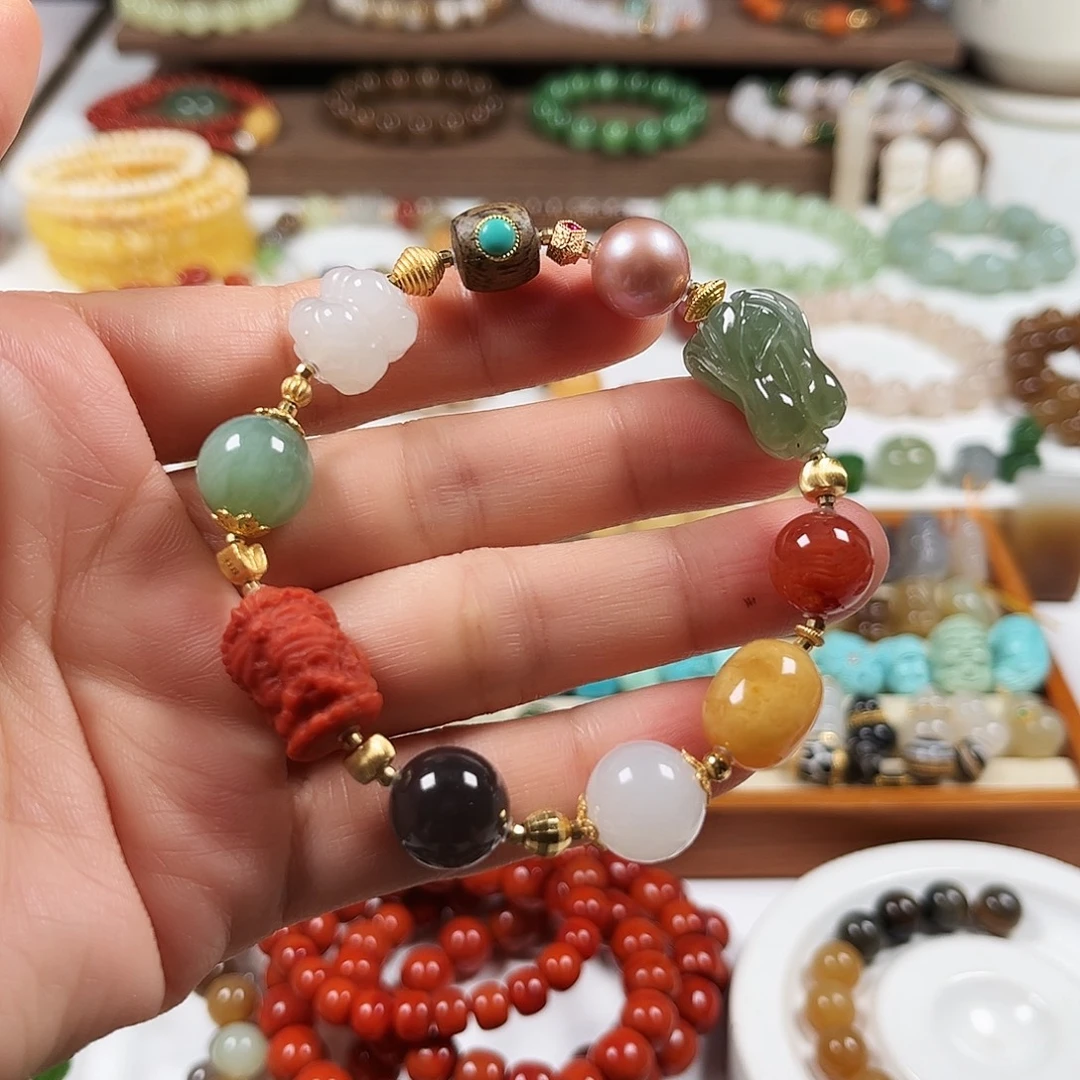 和田玉未镶嵌手链