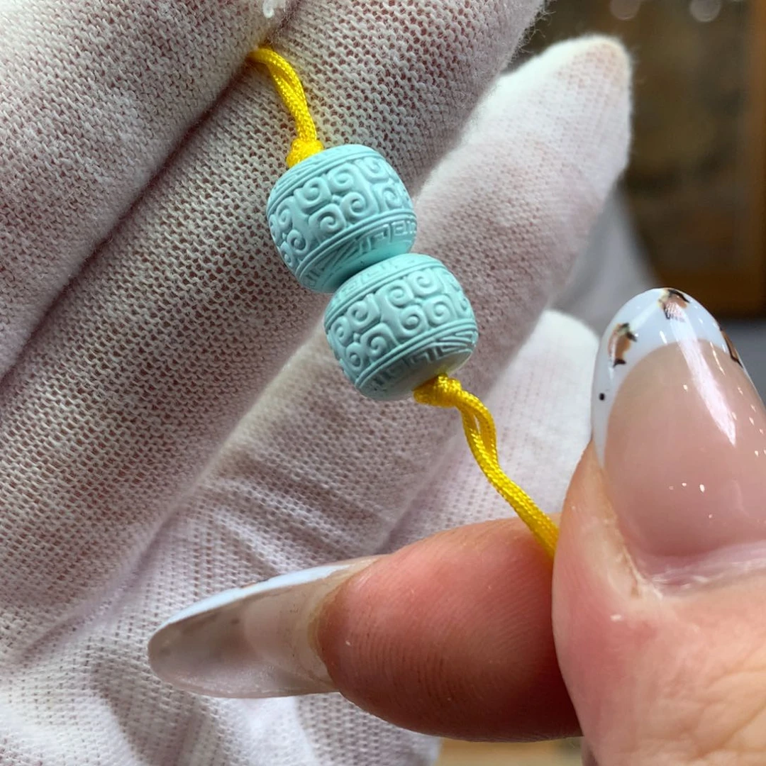 绿松石未镶嵌挂件