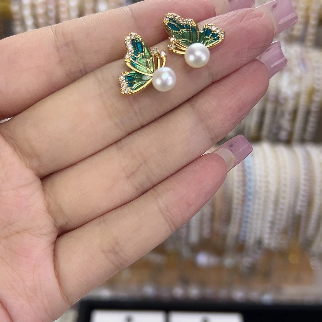 钛钢手绳淡水珍珠