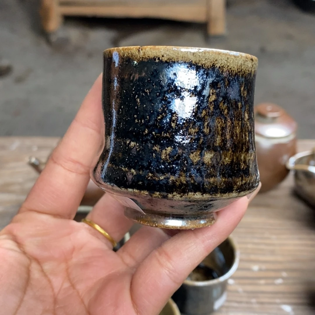 浪鬼柴烧 禅寂系列杯 一个鼓包