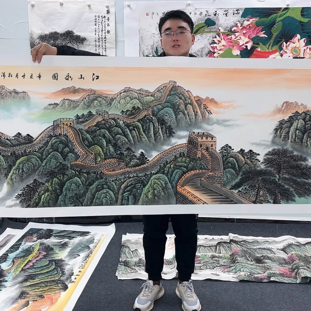 国画宣纸国画作品纯手绘