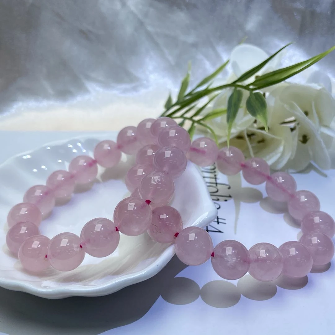 【星浩珠宝】粉水晶手串13-10T98K6【多样性发一件】11mm+