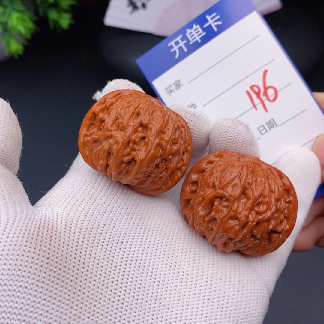 文玩核桃把件39磨盘196