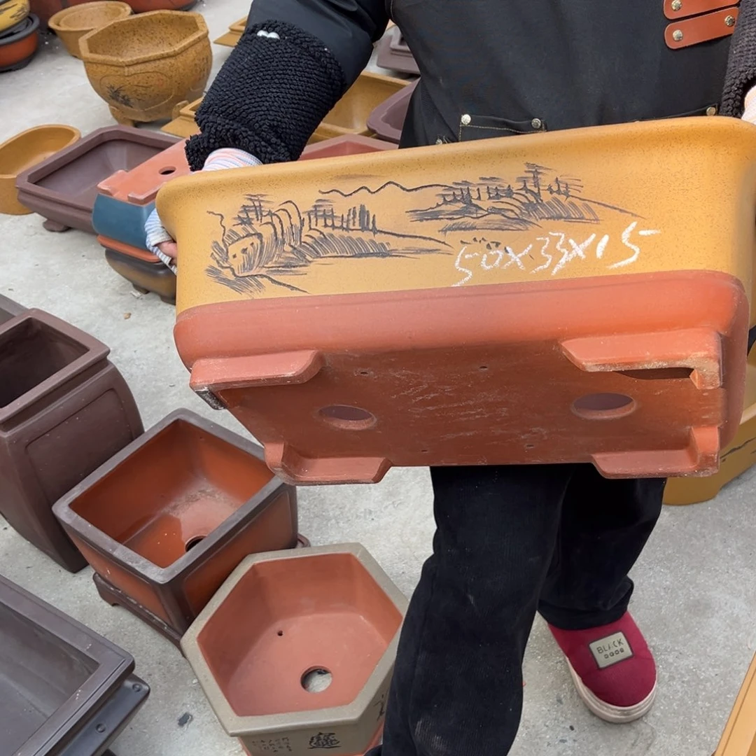 紫砂花盆盆景艺术