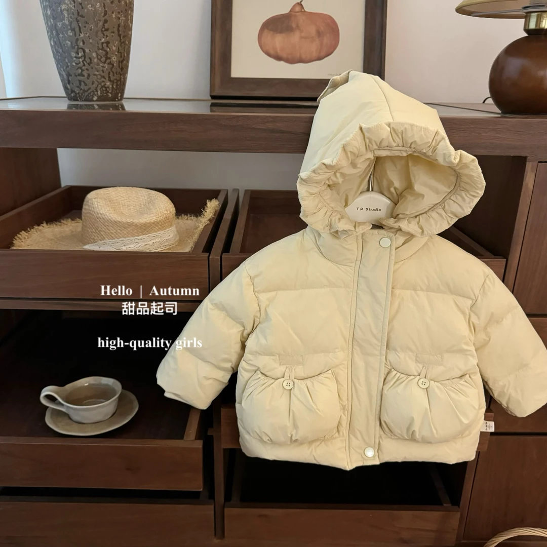 【甜品起司】原创！韩系女宝宝尖尖帽星星棉服加厚洋气棉衣冬季潮