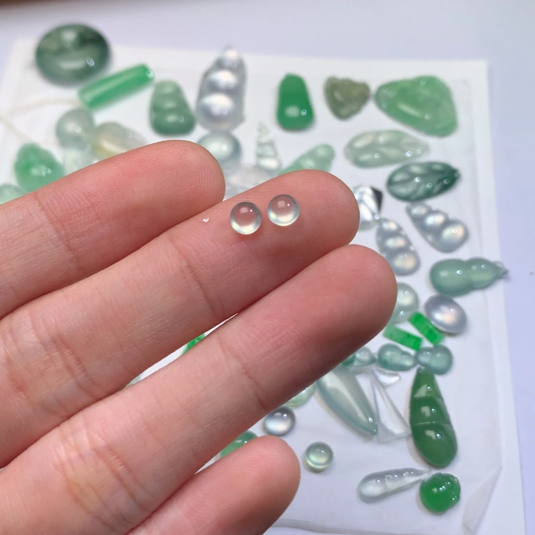 翡翠未镶嵌吊坠(不含链)蛋面