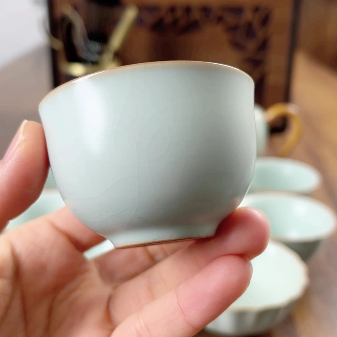 杯子智**疆仙南汝窑客杯