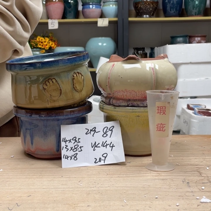 紫砂花盆多肉花盆微瑕89