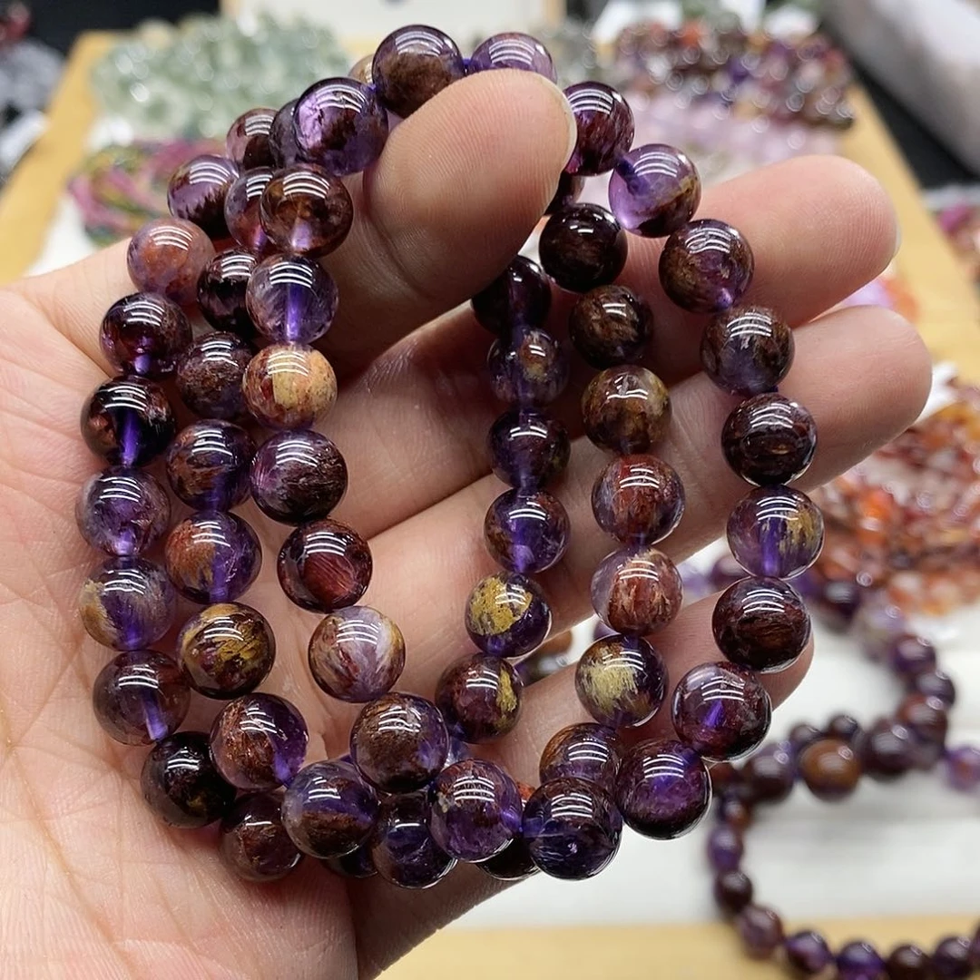 水晶手链未镶嵌多样性发货发一条