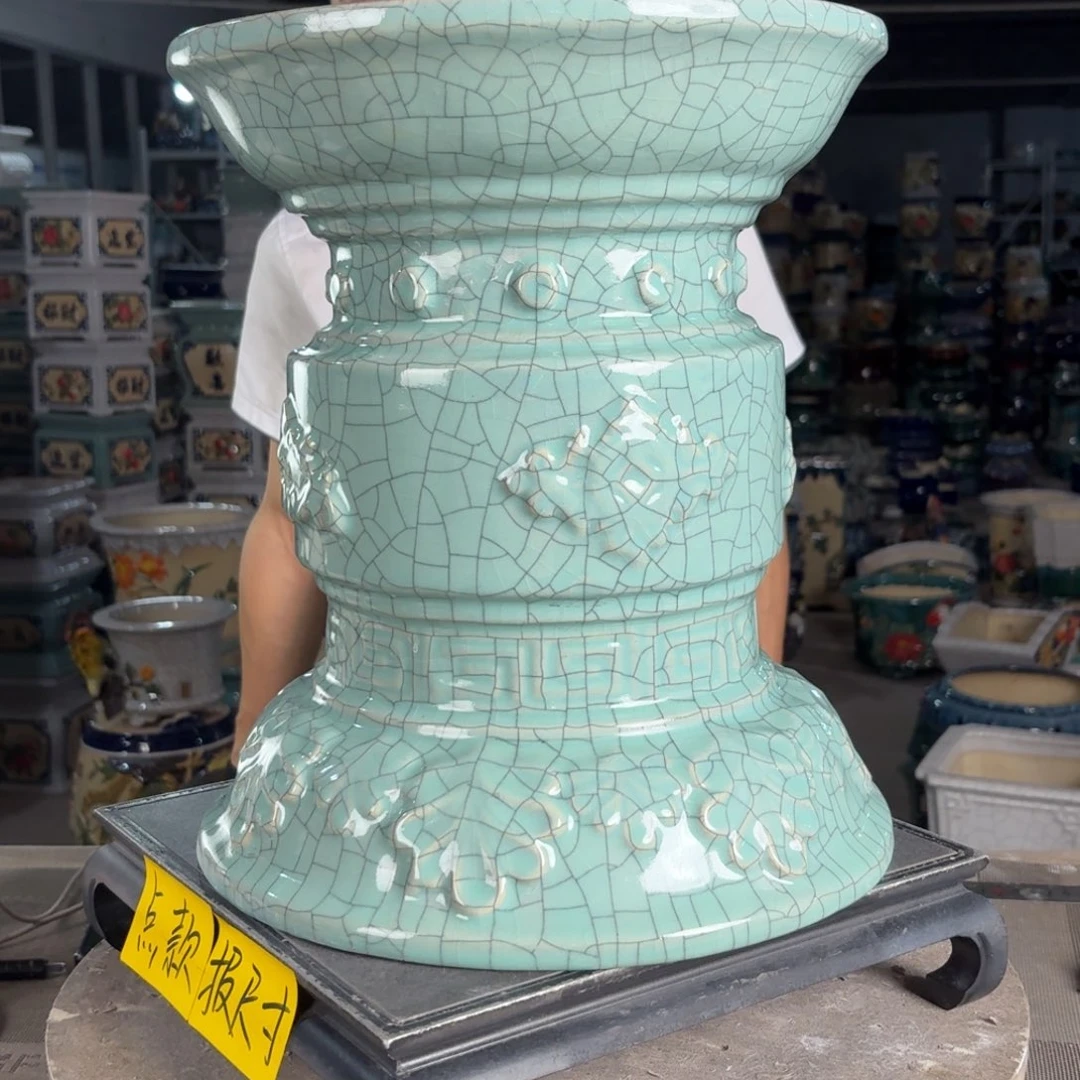 一风堂石湾花盆 面30高35