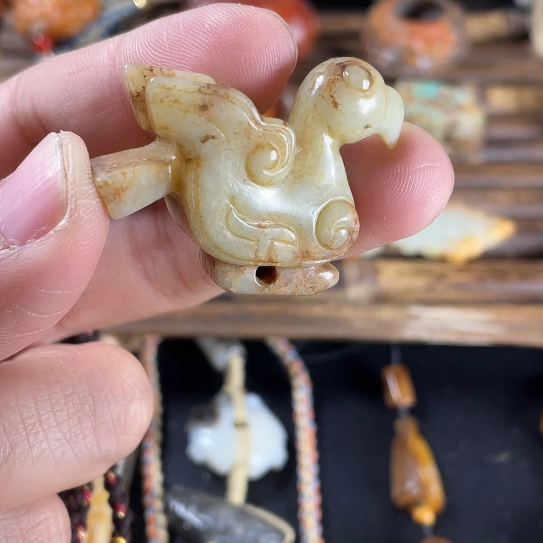 和田玉颈饰未镶嵌꧁****