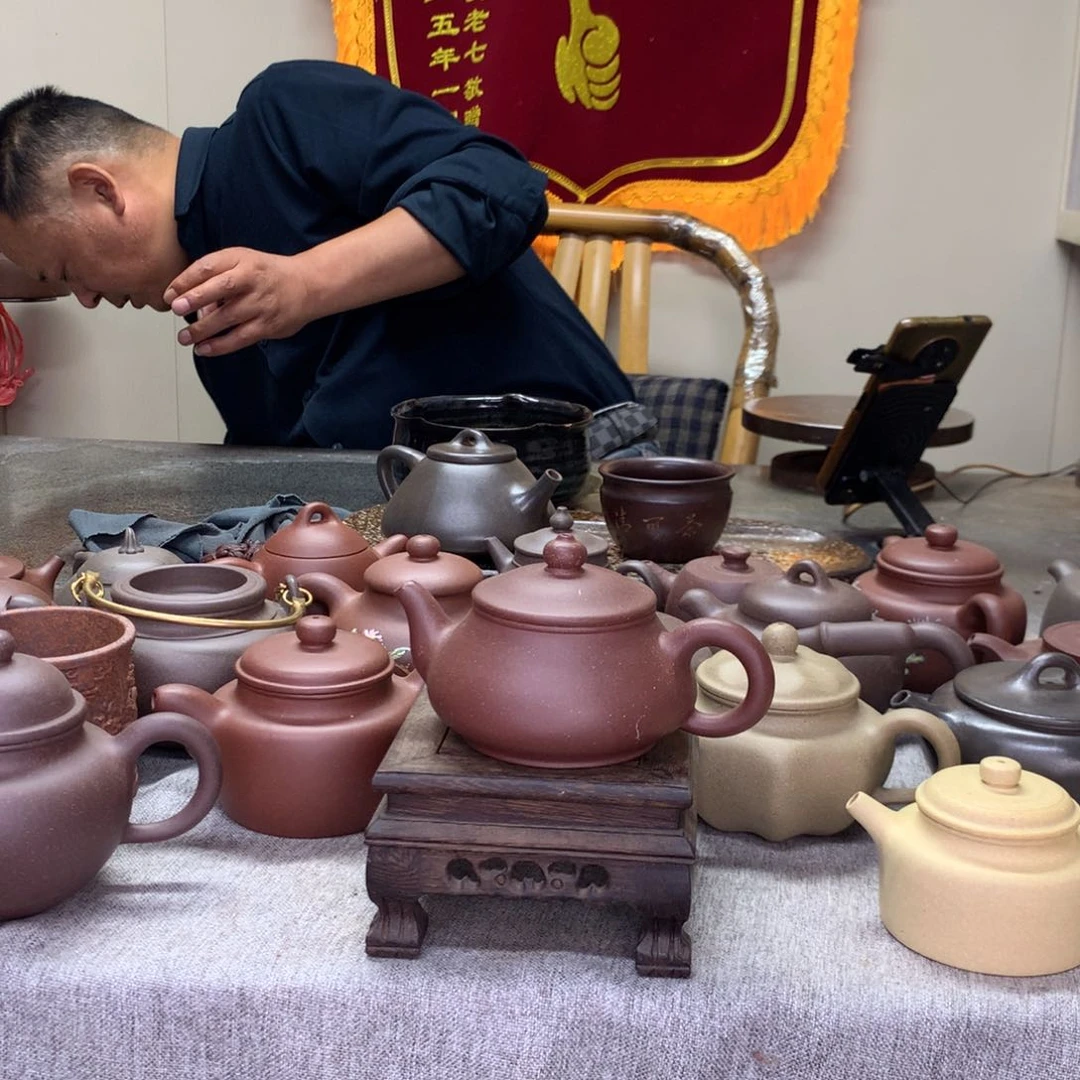 茶壶紫泥矮潘230 C半手工制作