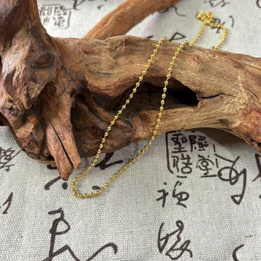 B-3003  时尚精工小光珠项链  真金工艺 + 专柜礼盒