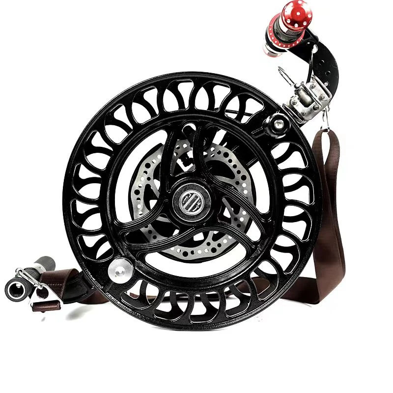 瑕疵风筝轮万和品牌合金背带轮高档风筝线轮