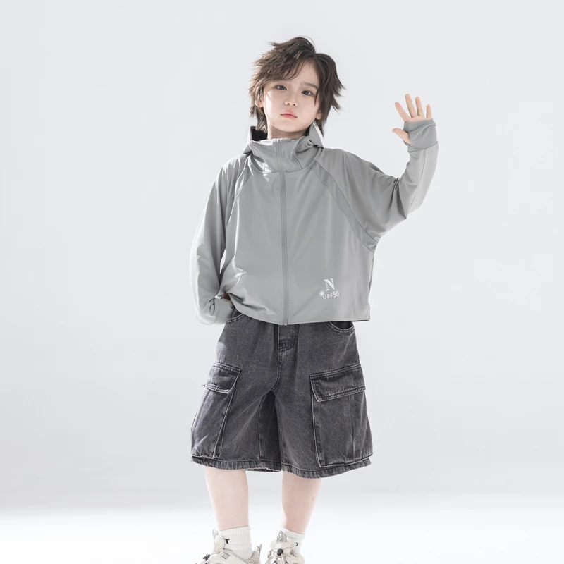 【宽松百搭】夏装新款防晒衣男童爽感倍增户外隔热无惧暴晒防晒服