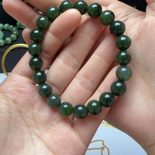 和田玉（碧玉）手串未镶嵌