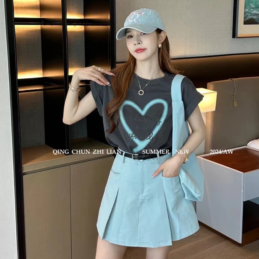 【非主图】夏季洋气百搭短袖裙子清仓杂款链接