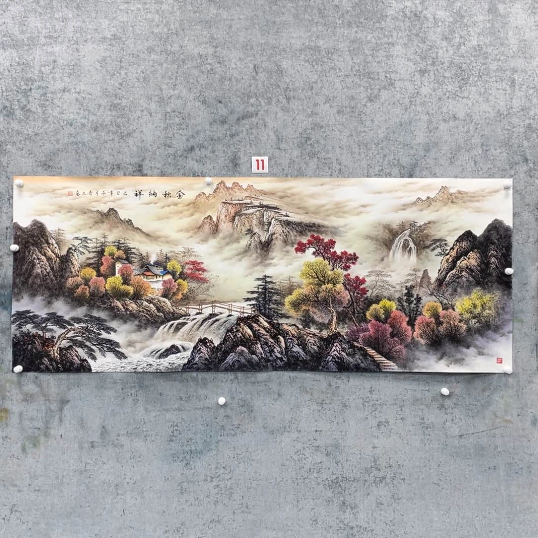 国画静***！绘画黄喜三画芯