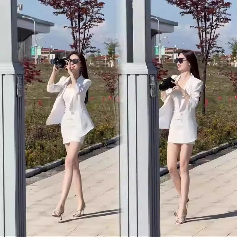法式ins风气质名媛时尚套装套装气质网红上衣时尚夏季韩版两件套