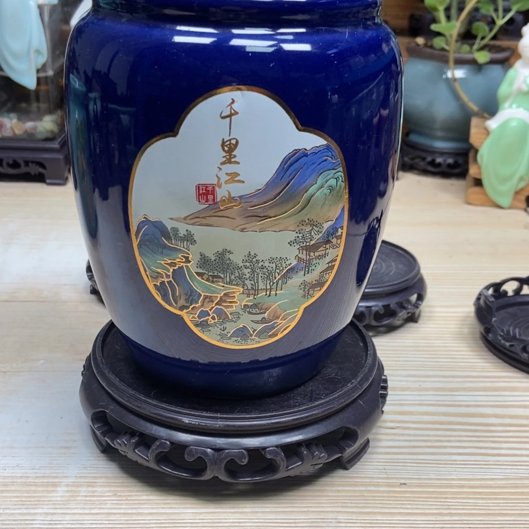 瓷片陶瓷花盆陶瓷艺术