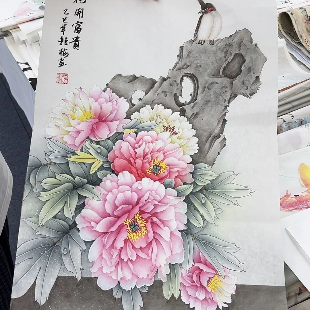 国画纯手绘作品欣赏
