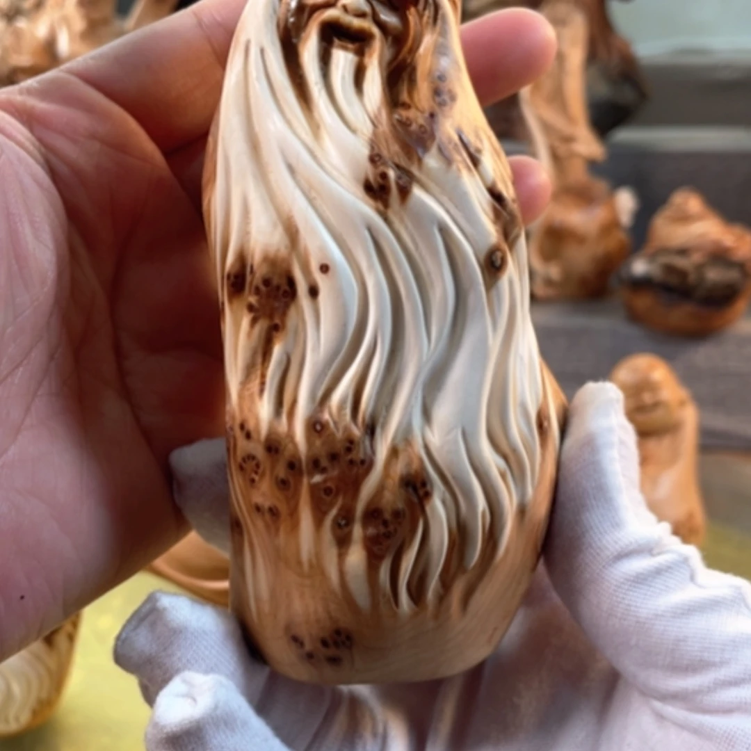 【闪购商品】柏木（崖柏）祝**功崖柏工艺品手把件