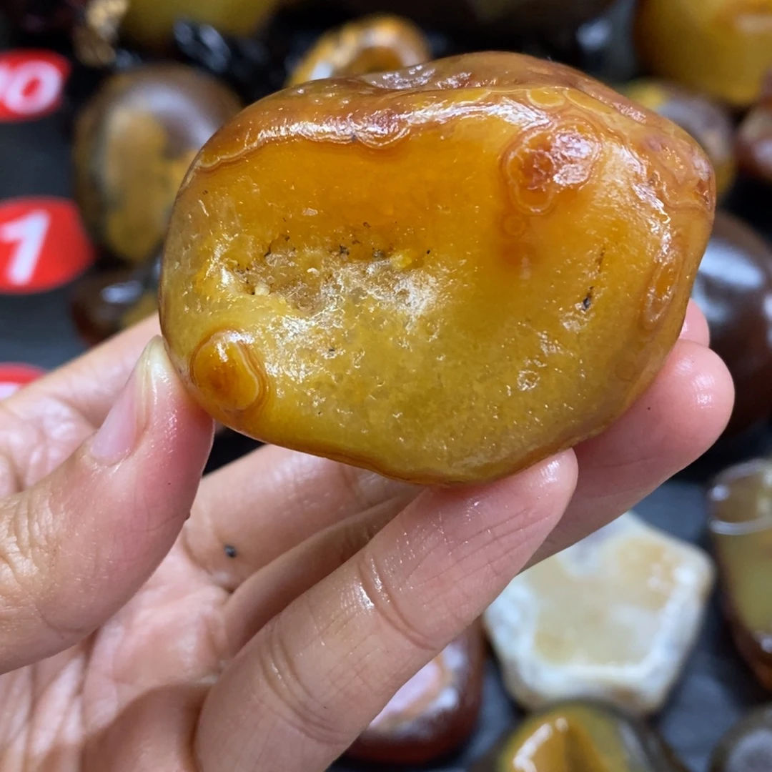 玛瑙/玉髓未镶嵌手把件