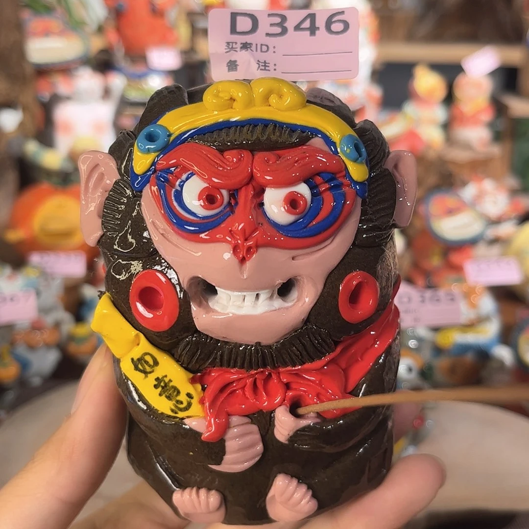 泥塑纯手工茶宠摆件