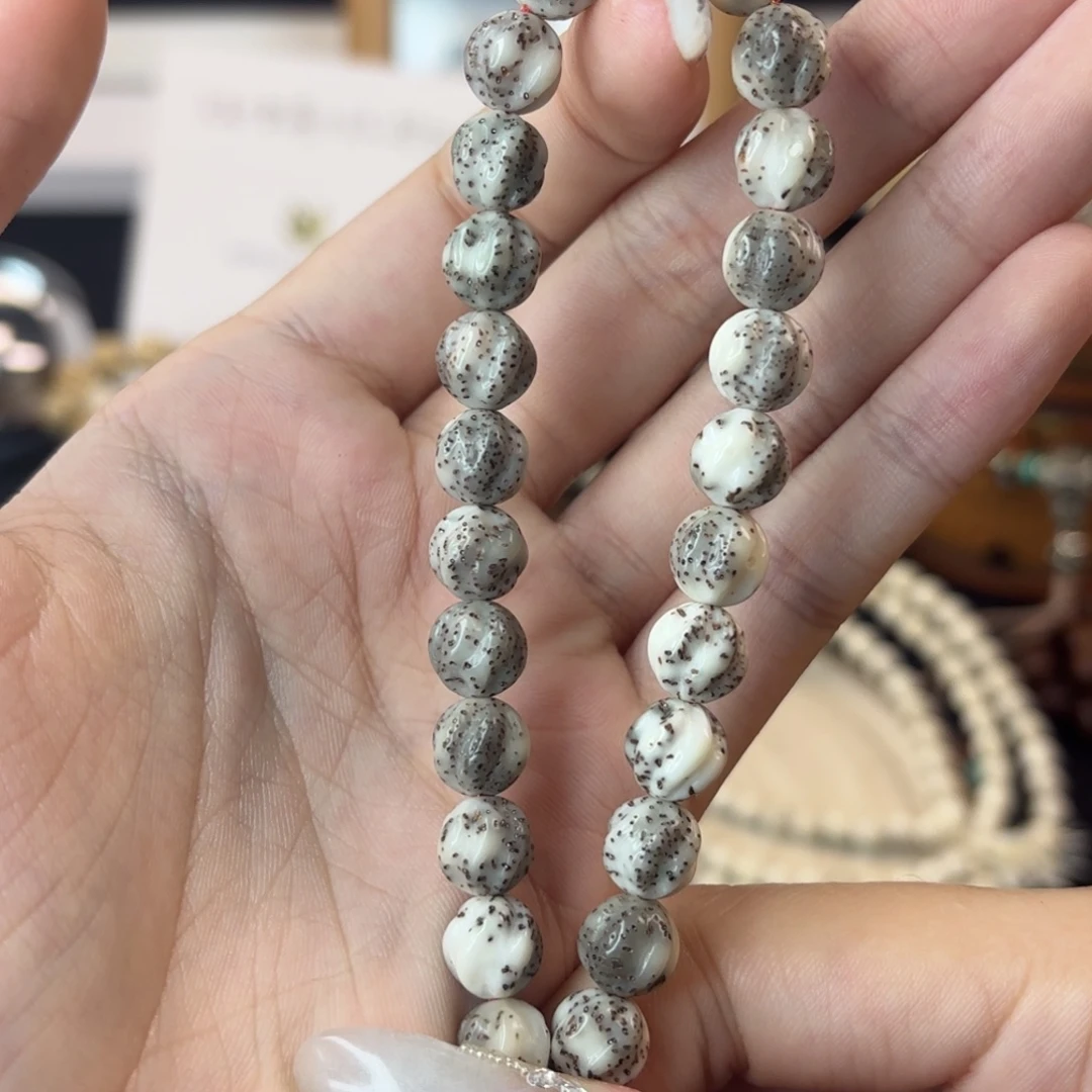 吊坠星月菩提9改无相旋转珠糯冰手持