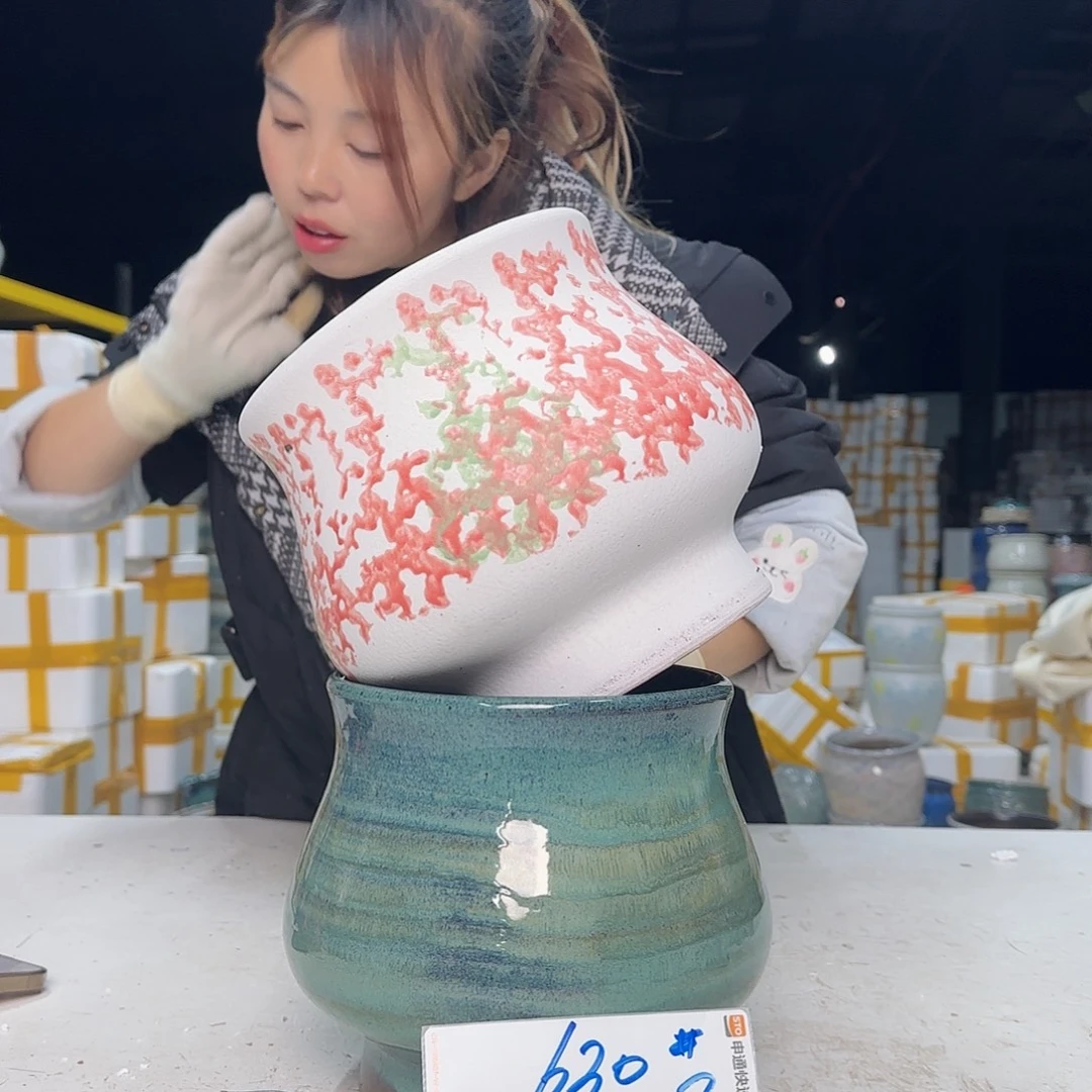 紫砂花盆云上花盆直播1215-630
