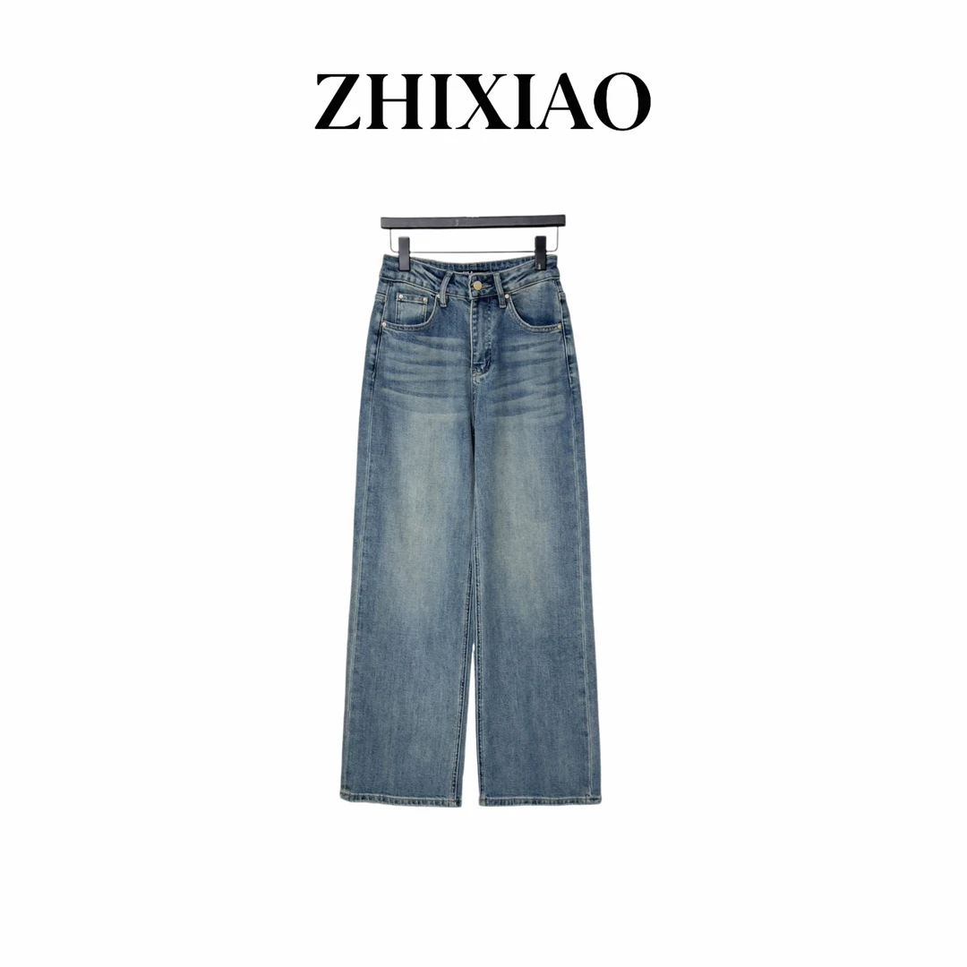 【ZHIXIAO】春季新款：极简牛仔裤70377