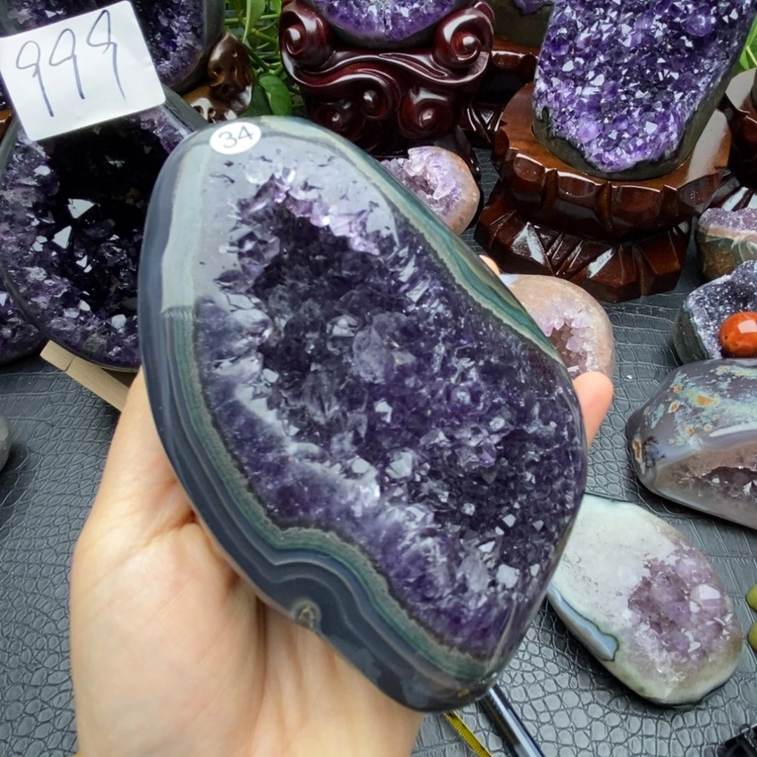 大型摆件（非配饰）紫晶未镶嵌