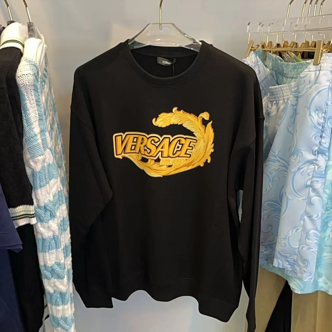 未使用 VERSACE/范思哲 男士羽毛印花卫衣多色