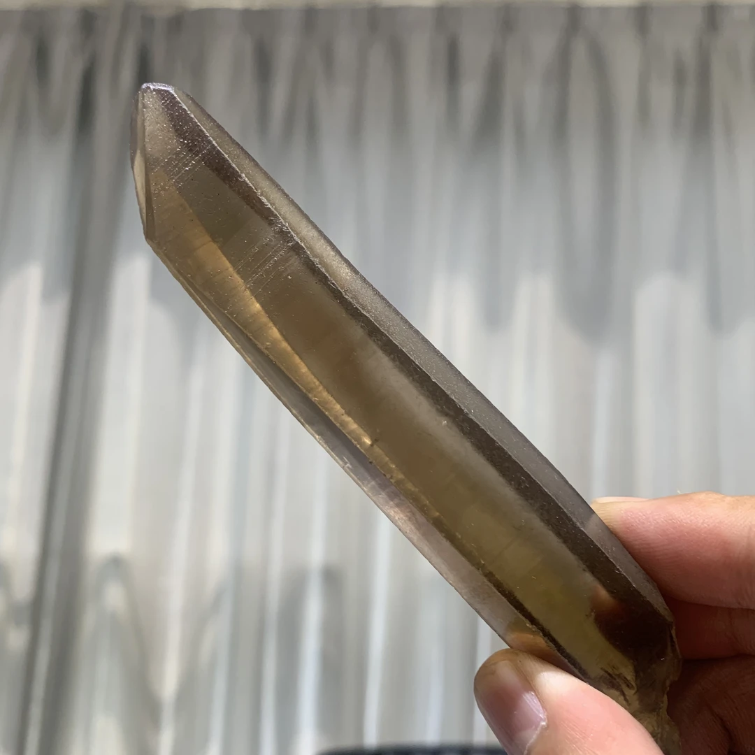 天然茶晶原石A201