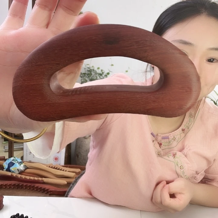 红檀木半圆推板瑕疵