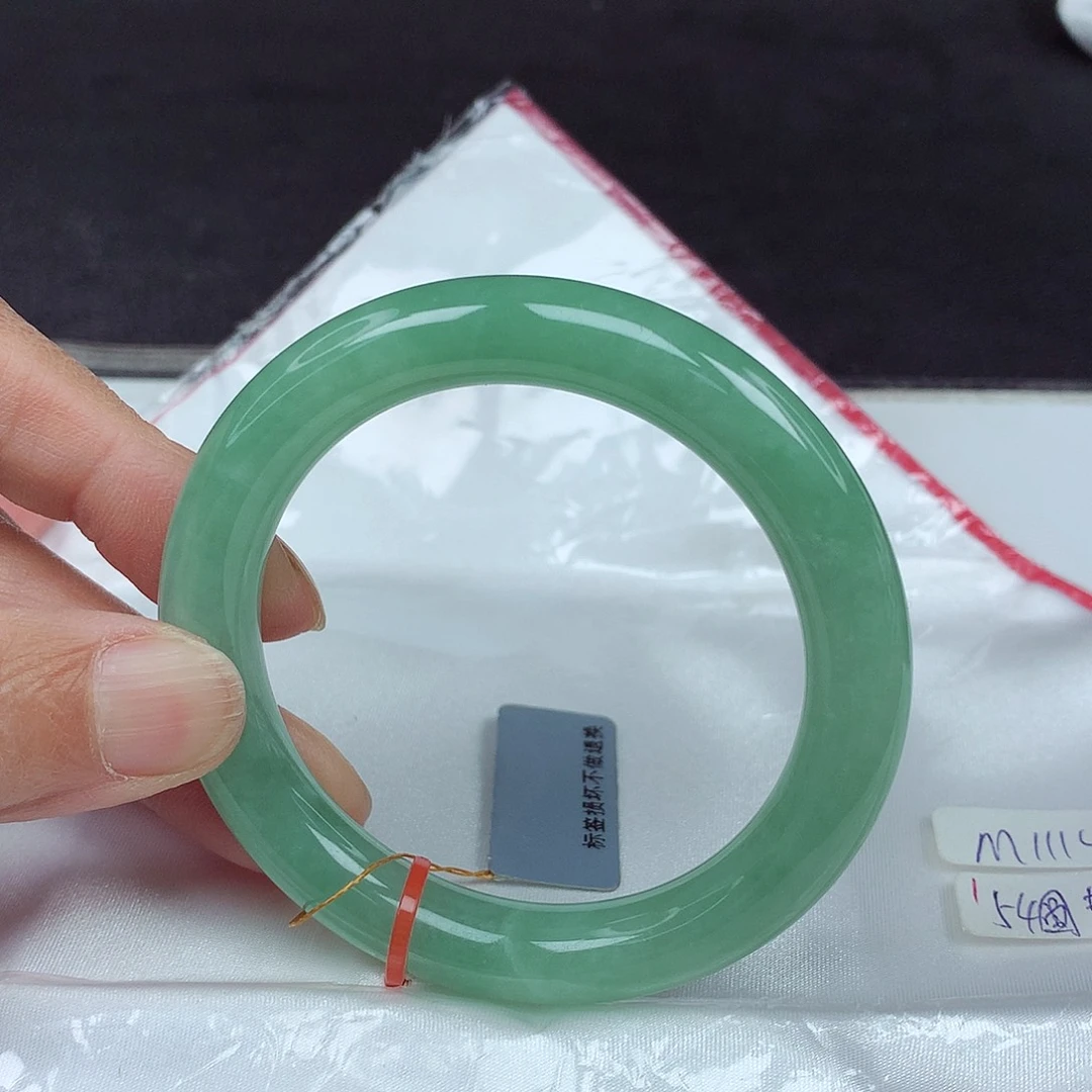 未镶嵌手镯翡翠54圈1434