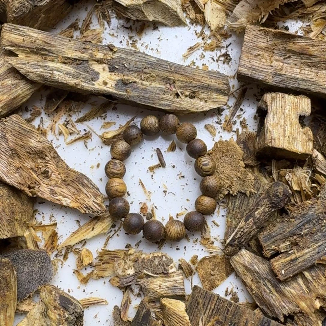 @***儿沉香沉香碎屑沉香戒指