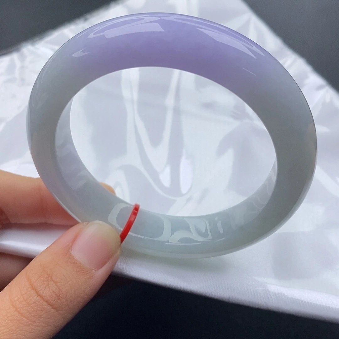 翡翠未镶嵌手镯5657正圈