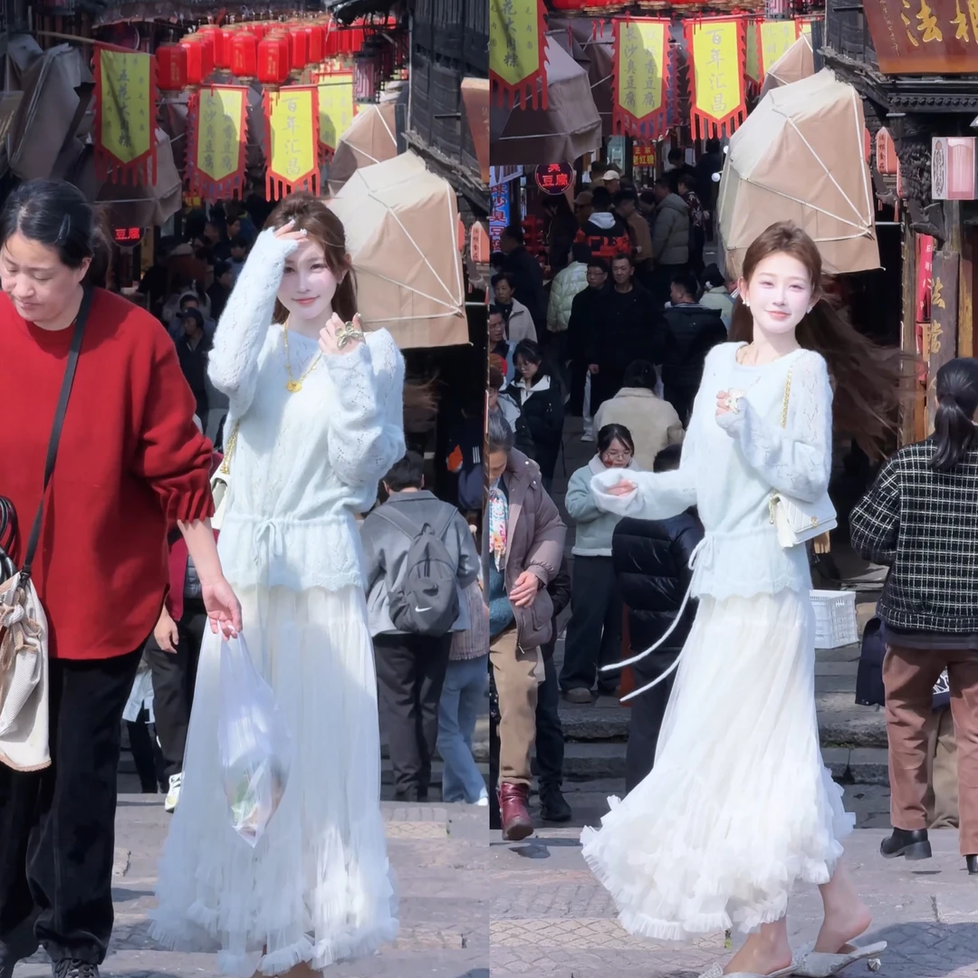 【婷婷】《乌梅子酱》温柔马海毛仙女多色毛衣 NMM8C026【Q】