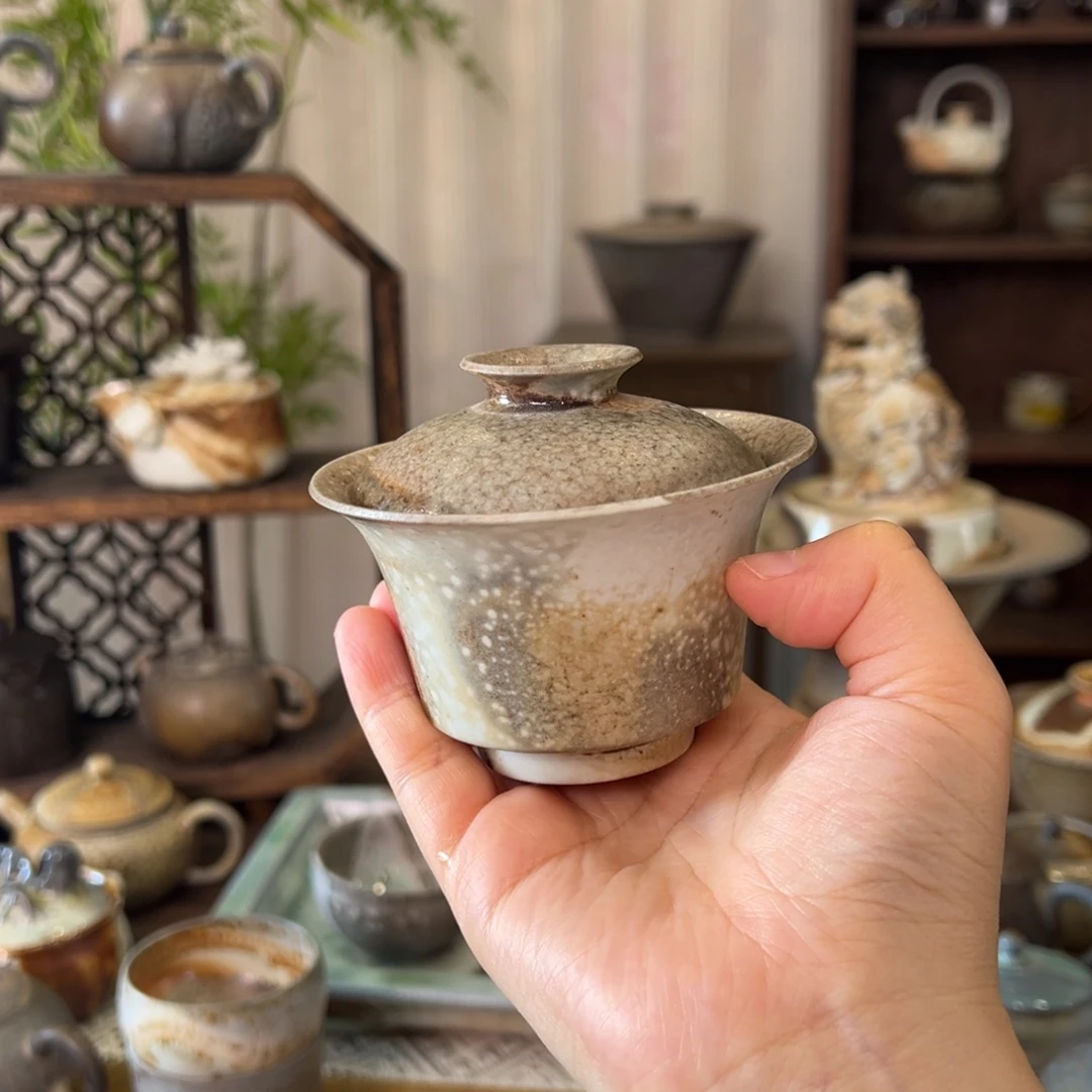 35中白马蹄窑宝盖碗