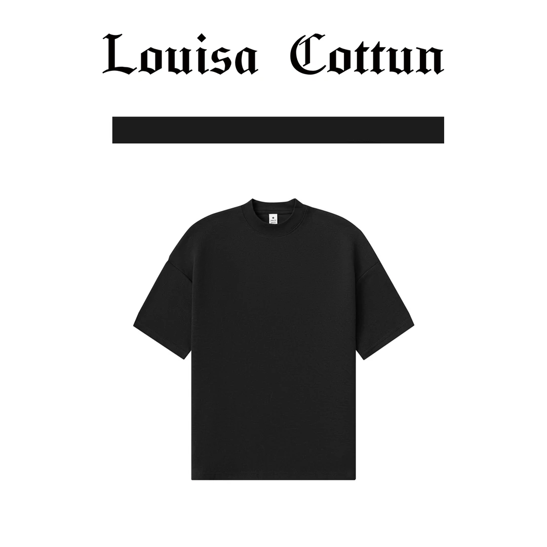 【1号-GOOD】重磅奢品男女同款百搭圆领休闲T恤烫钻宽松B01印花